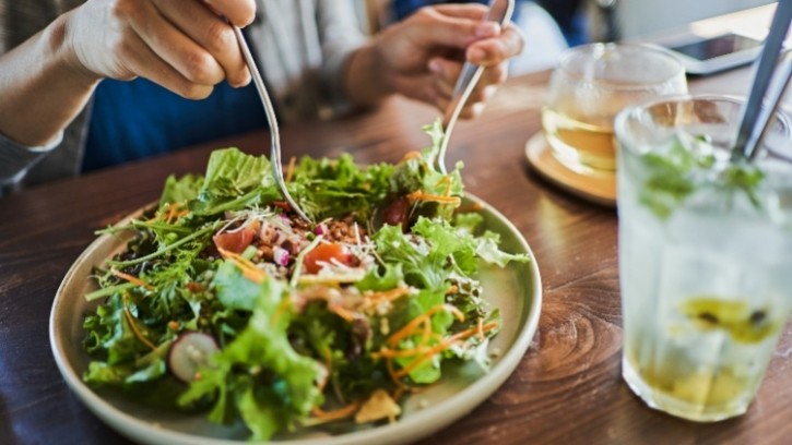 Veggie options: Guests may be straying away from plant-based food (Getty/ Yagi Studio)