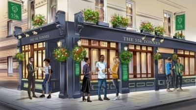 Pop-up pub: the 55k Tonnes is set to open for three days next week