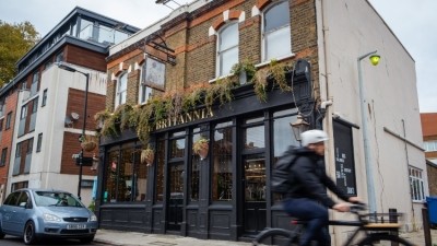 Capital site: the Britannia sits close to London Bridge