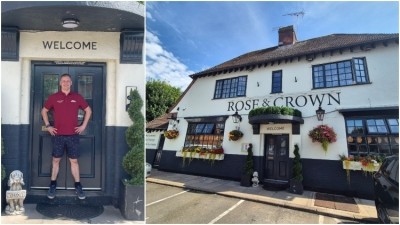 The main Guy: operator Darren Guy at the Rose & Crown 